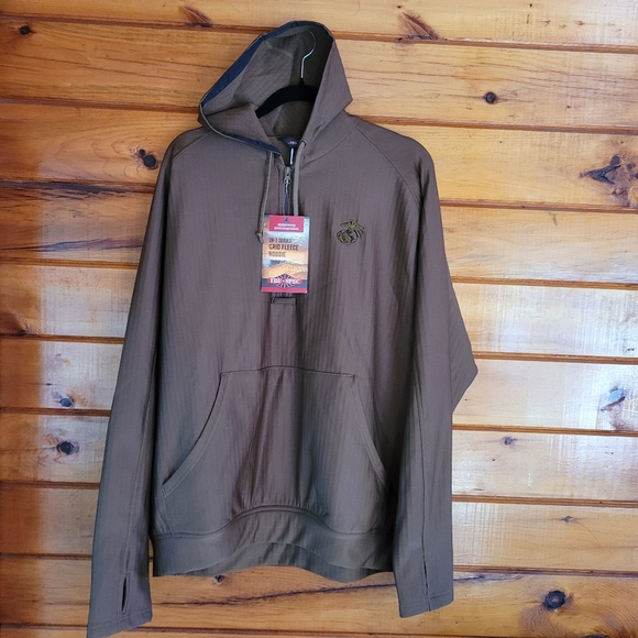 tru spec grid fleece hoodie